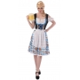 Bavarian Costume Blue Beer Girl Costume - Womens Oktoberfest Costumes